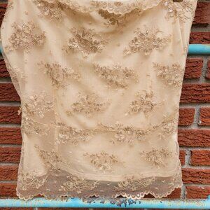 Vintage Y2K Strapless Lace Tube Top by The Limited  Size XS